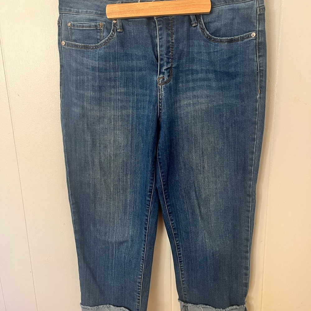 Seven 7 Jeans Cuffed Crop Jeans size 12
